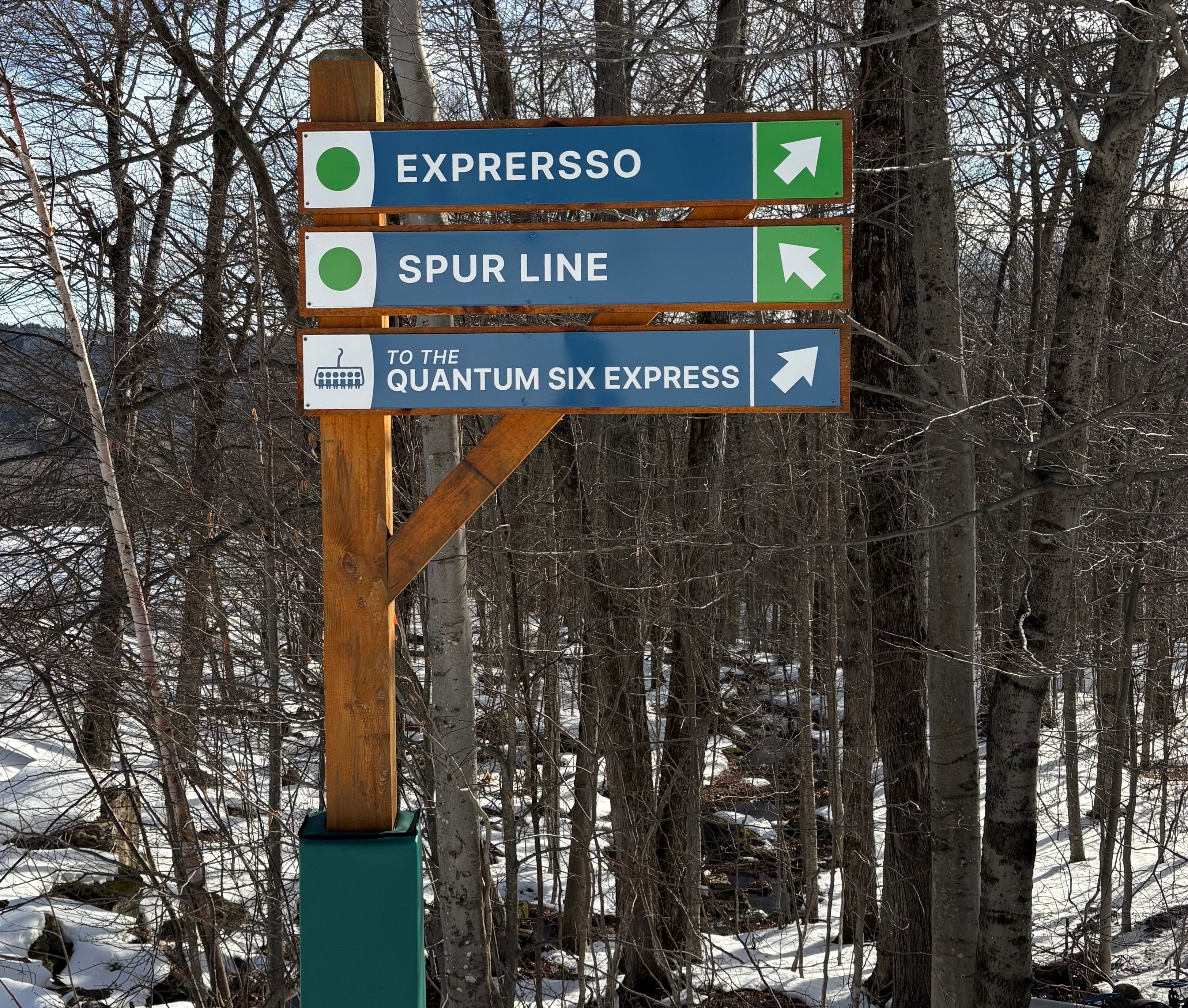 Trail sign