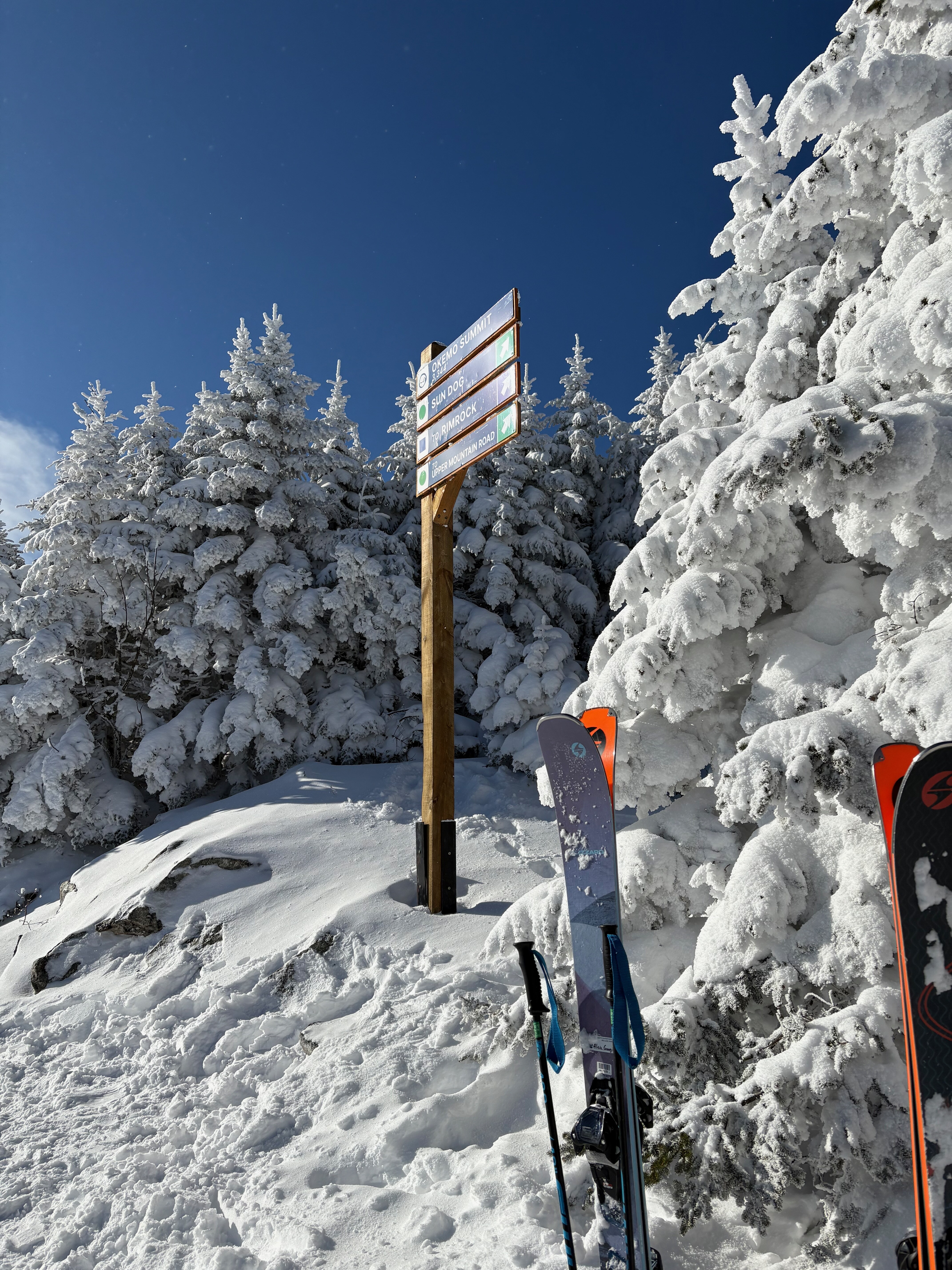 South Face Summit Sign